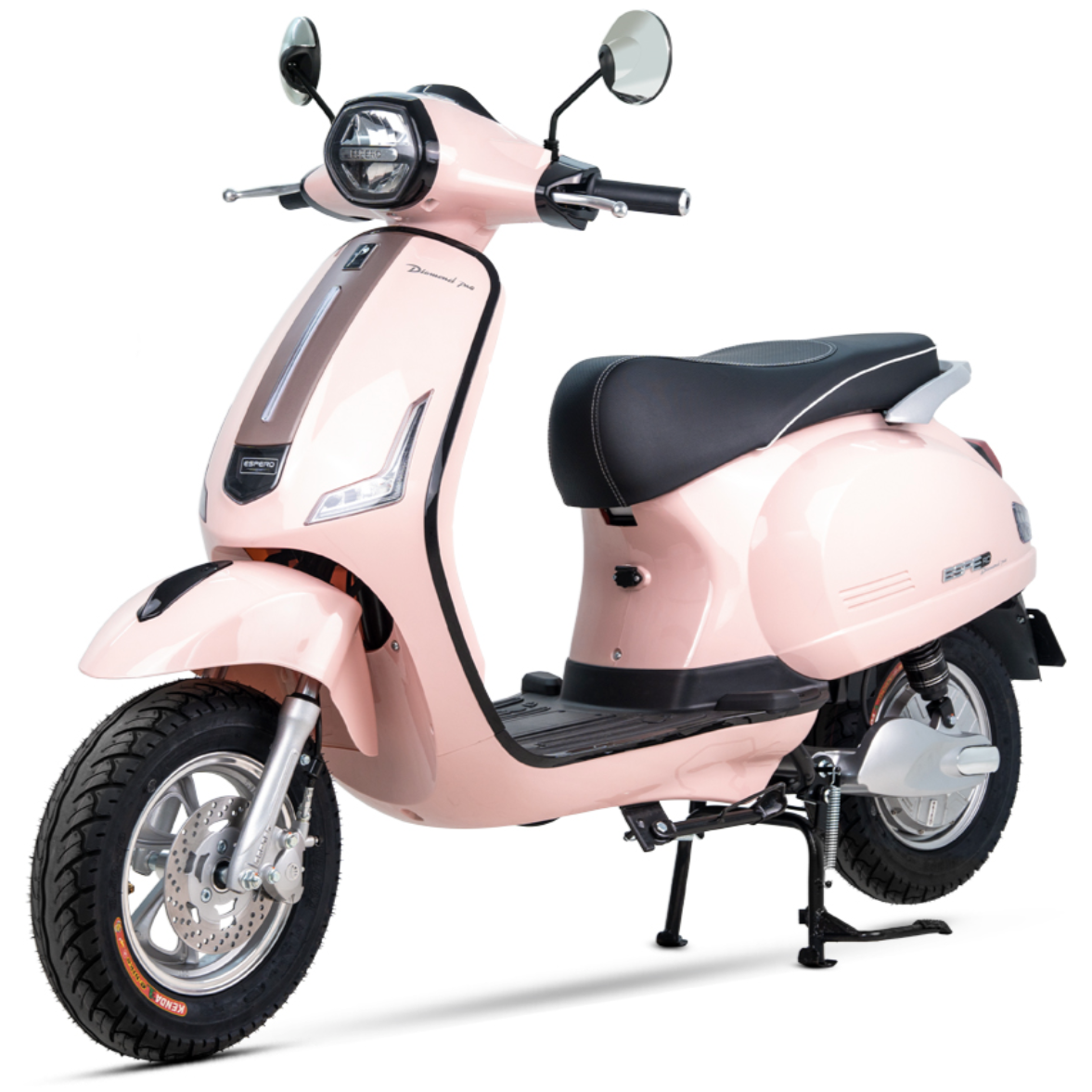 Xe điện Detech Vespa Diamond Pro (Hồng Trà Sữa)